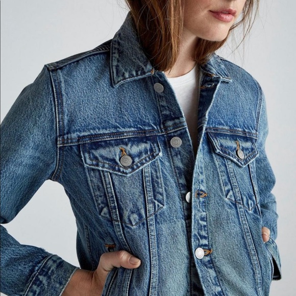 Lucky Brand Tomboy Trucker Jean Jacket - Picture 1 of 5